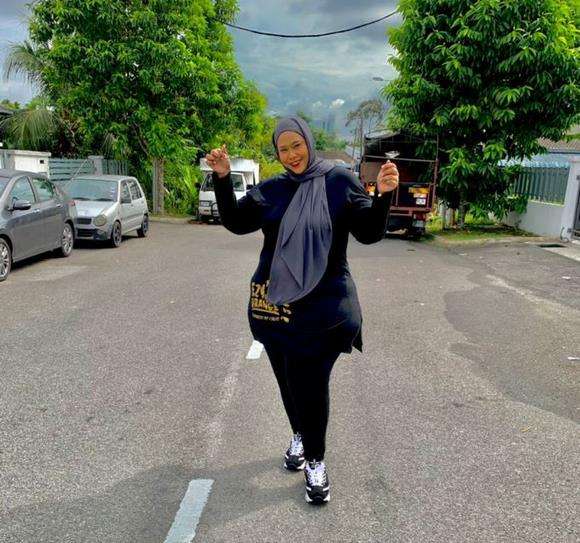 Saat berat badannya sudah turun jadi 160kg.