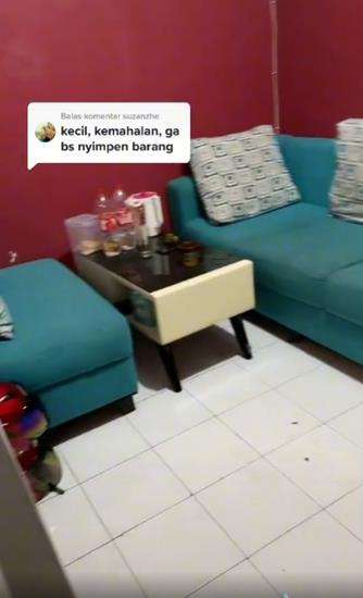 Room tour rumah petak muat banyak barang tapi masih nyaman.