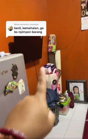 Room tour rumah petak muat banyak barang tapi masih nyaman.