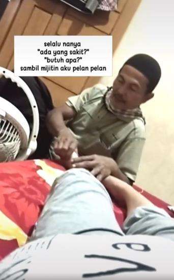 Perhatian ayah kepada anak perempuannya yang lagi hamil bikin terharu.