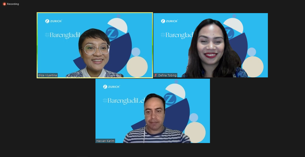 konferensi pers virtual PT Zurich Asuransi Indonesia