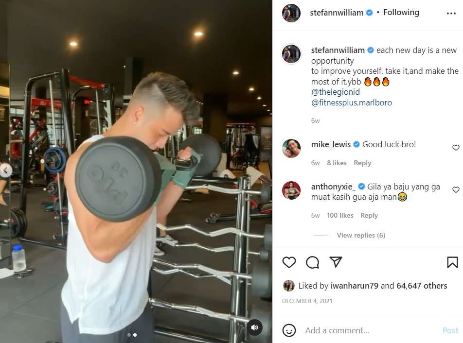 Penampilan baru Stefan William