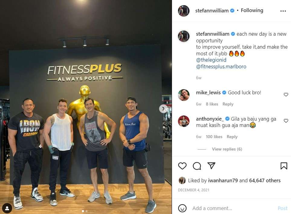 Penampilan baru Stefan William