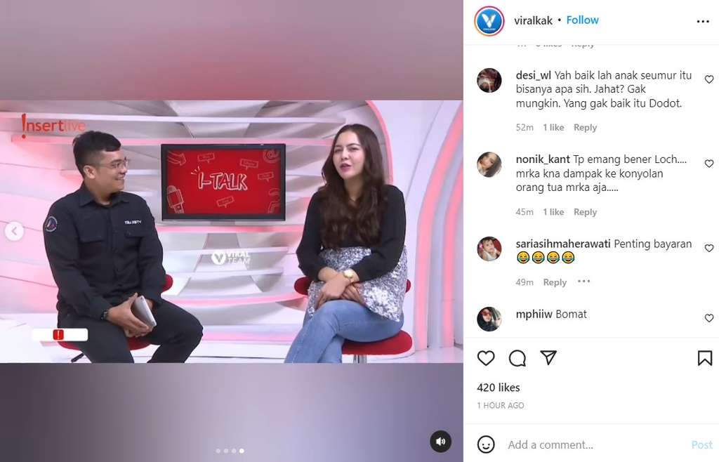 Ratu Rizky Nabila bicara soal Mayang dan Chika