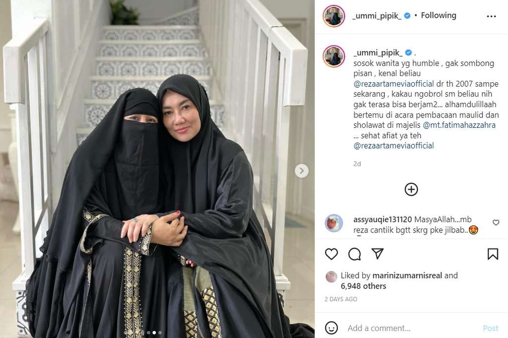 Umi Pipik dan Reza Artamevia