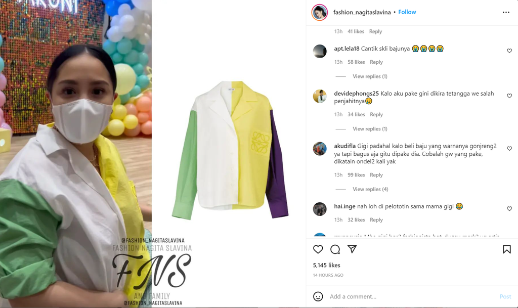 Instagram @fashion_nagitaslavina