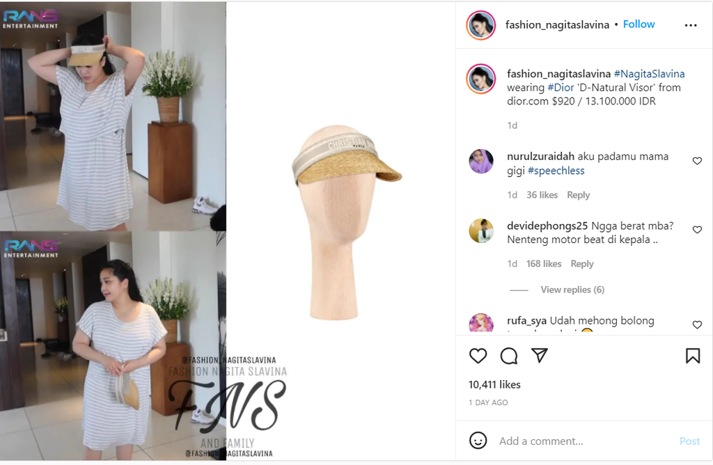 Instagram @fashion_nagitaslavina,