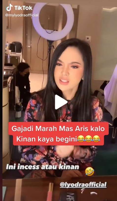 Gaya Lydora parodikan dialog layangan putus