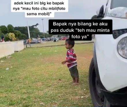momen ayah minta izin foto anaknya bikin haru.