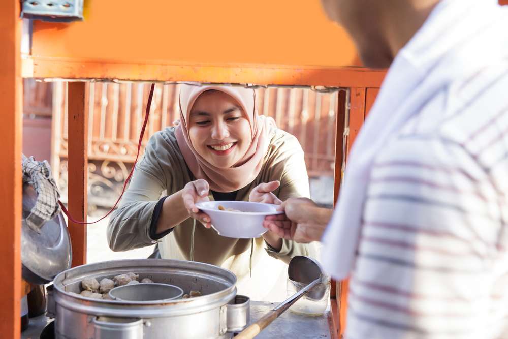 Memesan Bakso