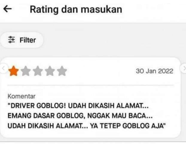 Unggahan pelanggan