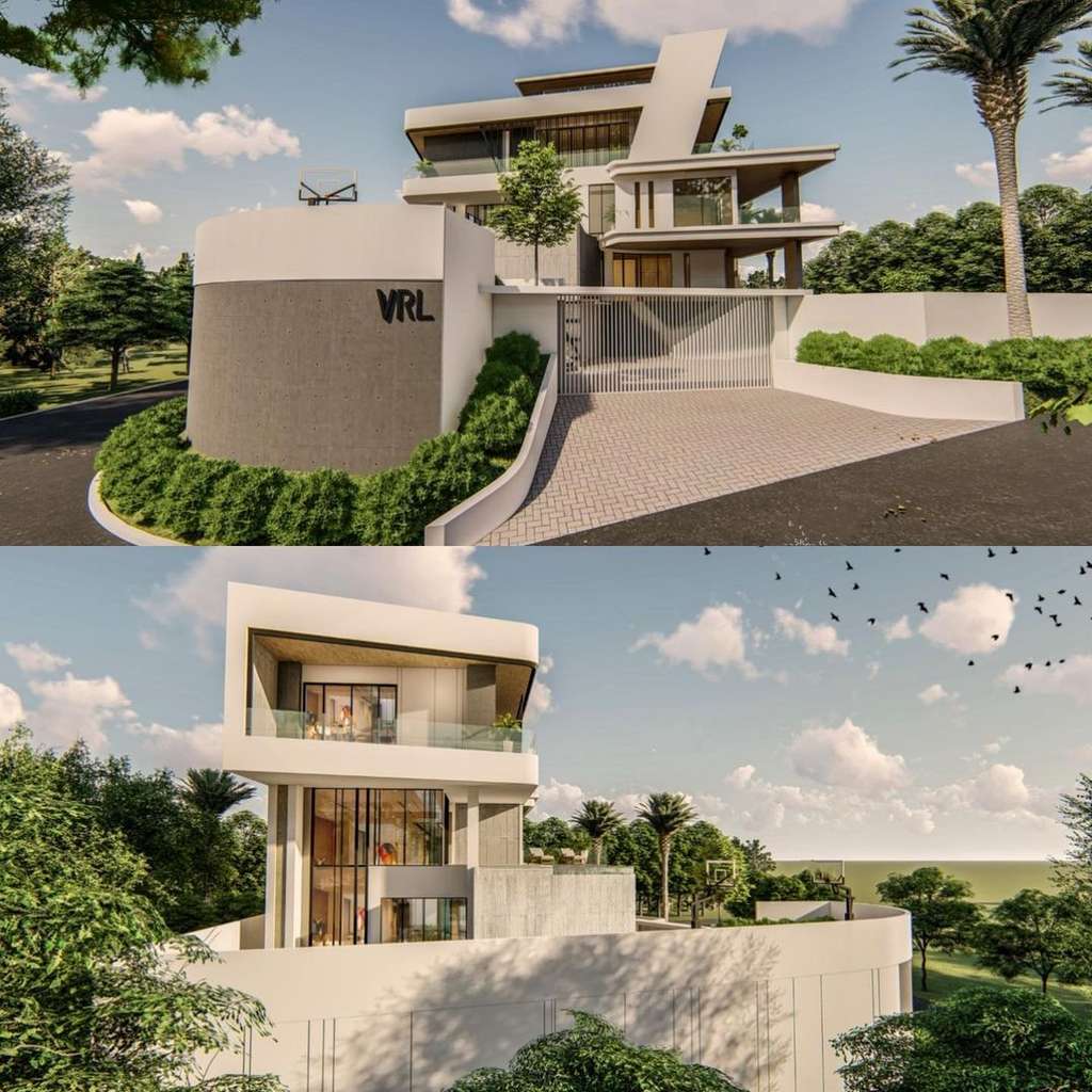 Desain rumah Verrel di Sentul