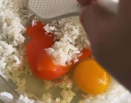 Nasi campur telur Nasi campur telur