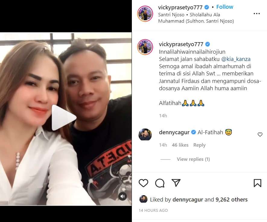 Unggahan Vicky Prasetyo