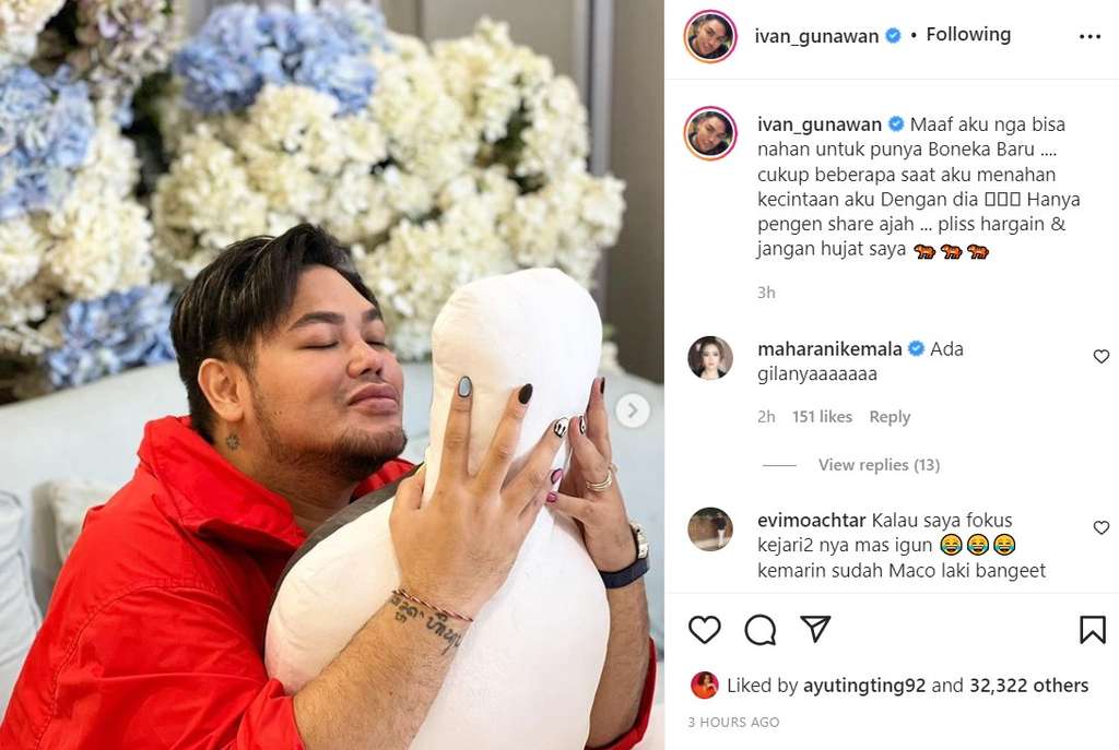 Boneka baru Ivan Gunawan