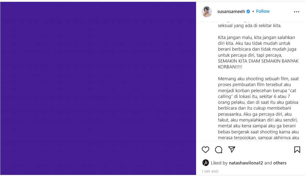 Cerita Susah Sameh alam pelecehan