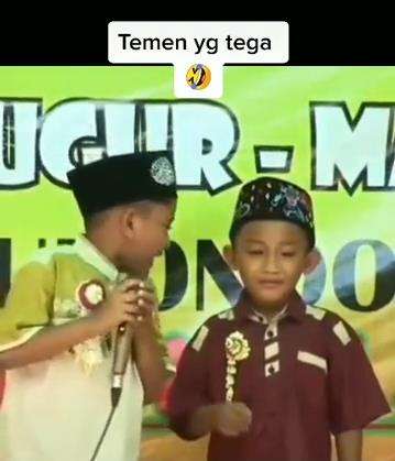 Bocah lomba hafalan Al Quran malah lupa ayat.