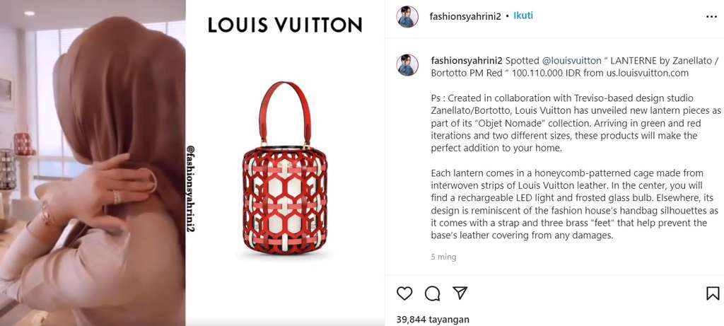 Lampion LV Syahrini