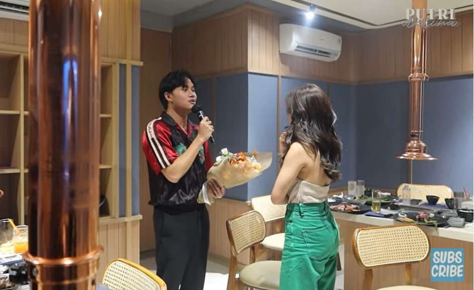 Rizky Febian nyatakan cinta ke Mahalini Rizky Febian nyatakan cinta ke Mahalini