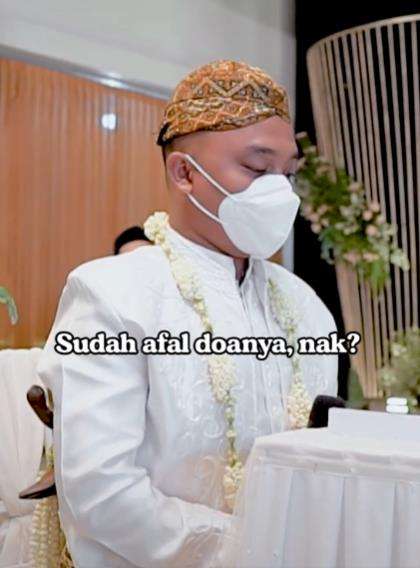 Pengantin syok ditembak hafalan doa malam pertama.
