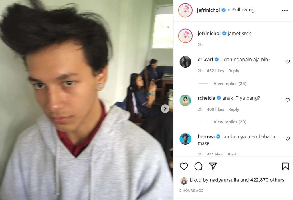 Penampilan Jefri Nichol