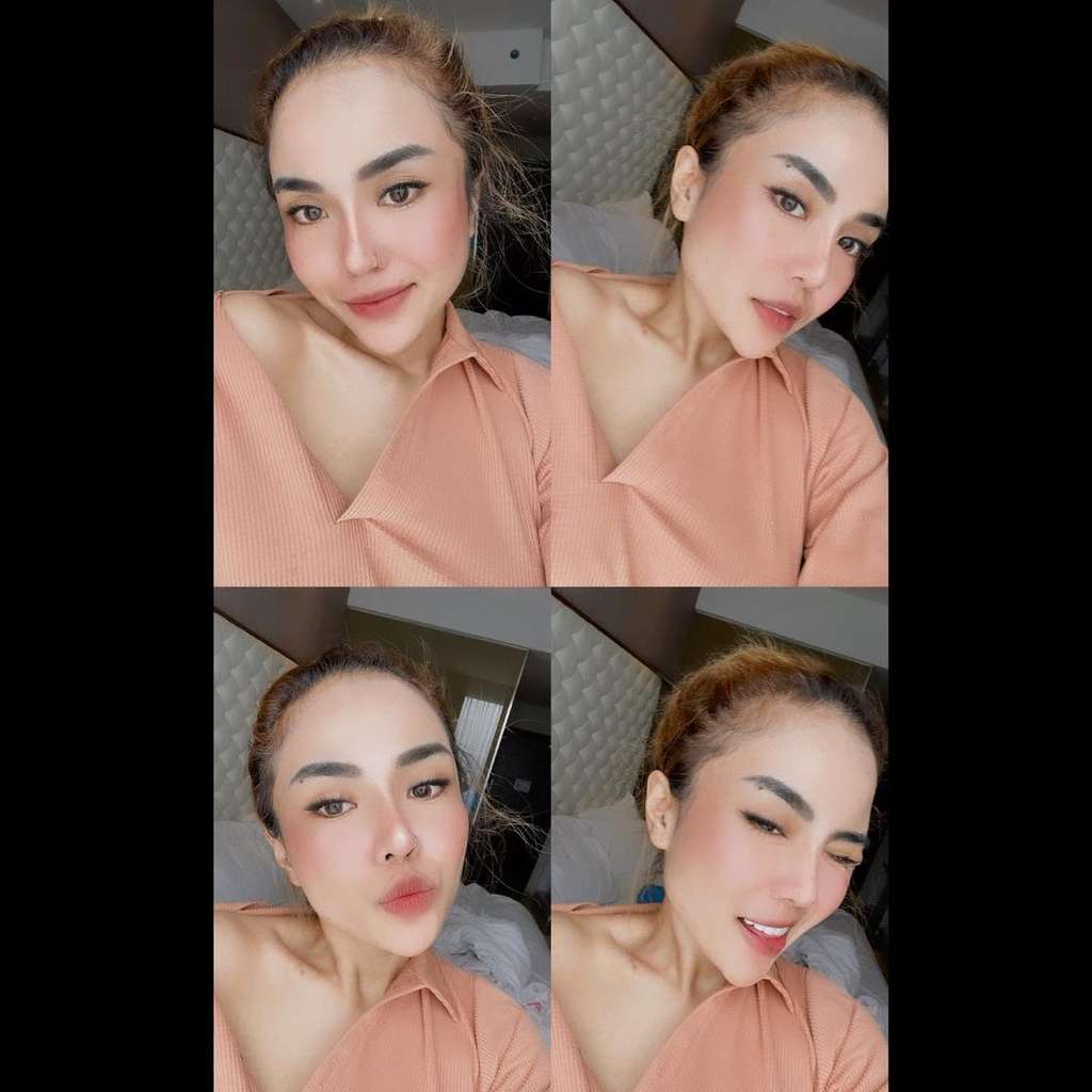 Penampilan Medina Zein tanpa hijab