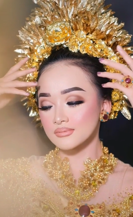 Hasil Riasan Wajah Menggunakan Foundation yang Direbus