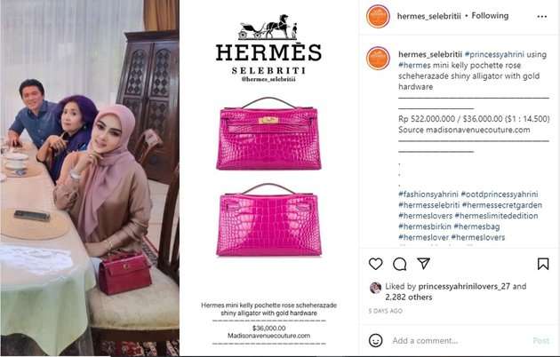 Instagram @hermes_selebritii