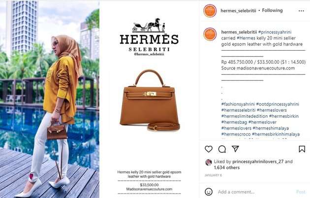 Instagram @hermes_selebritii