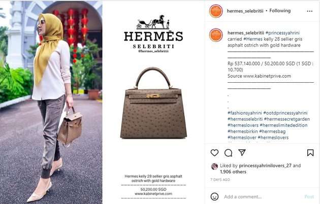 Instagram @hermes_selebritii
