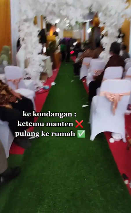 TikTokers Lewati Kondangan Orang untuk Pulang ke Rumah