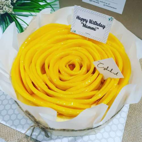 Rose Mango Burn Cheesecake Rose Mango Burn Cheesecake