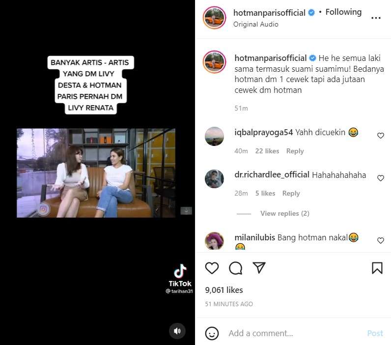 begini kata Livy Renata