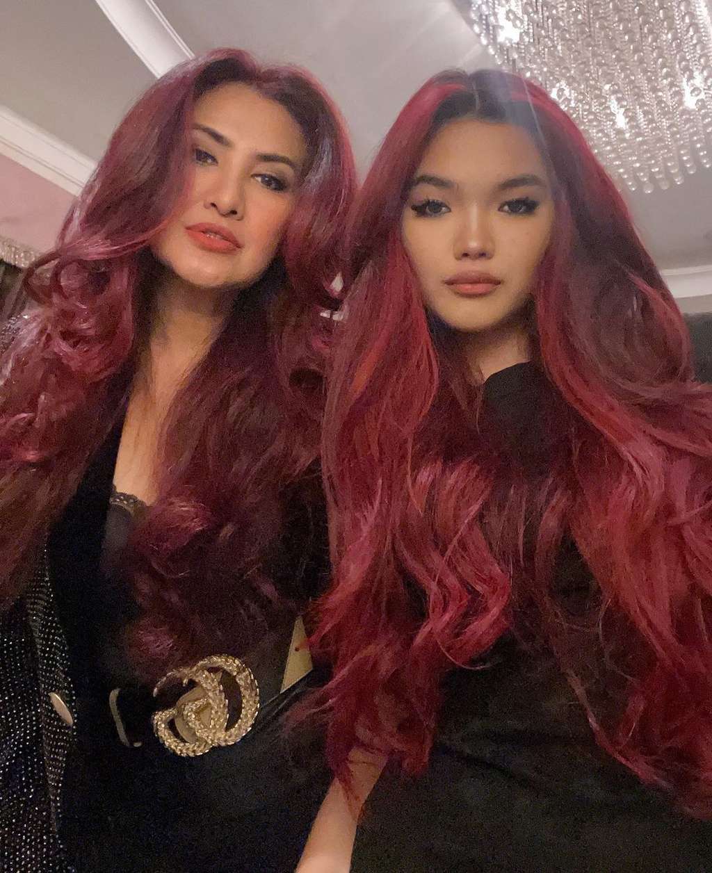 Liza Natalia dan putrinya Queennara