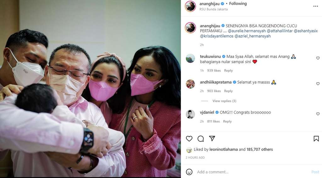 Unggahan Anang Hermansyah