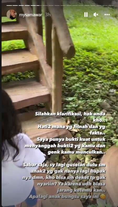 Tanggapan mawar AFI soal klarifikasi mantan suaminya