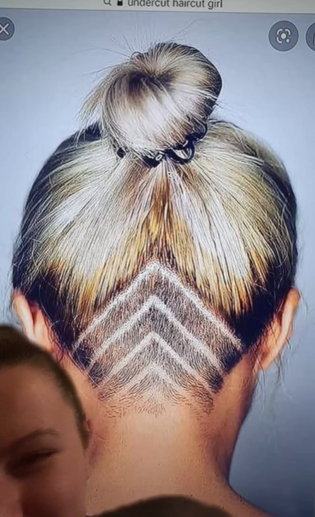 TikTokers Potong Rambut Bergaya Undercut