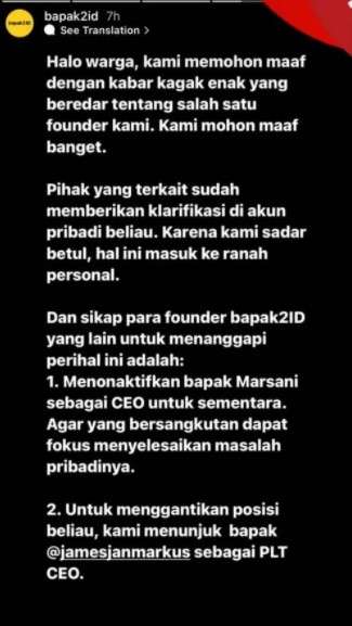 Unggahan akun @bapak2ID