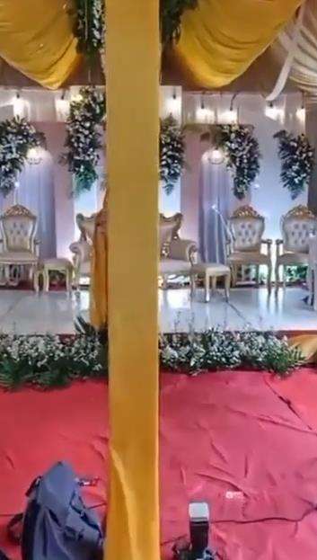 Viral dekorasi resepsi pernikahan bikin fotografer ingin nangis.