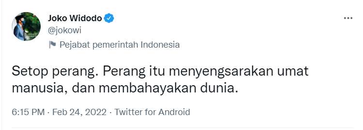 Twitter Jokowi