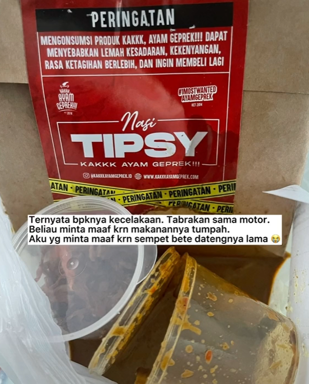 Pelanggan Kesal Ojol Antar Makanan Sampai 1 Jam Pelanggan Kesal Ojol Antar Makanan Sampai 1 Jam