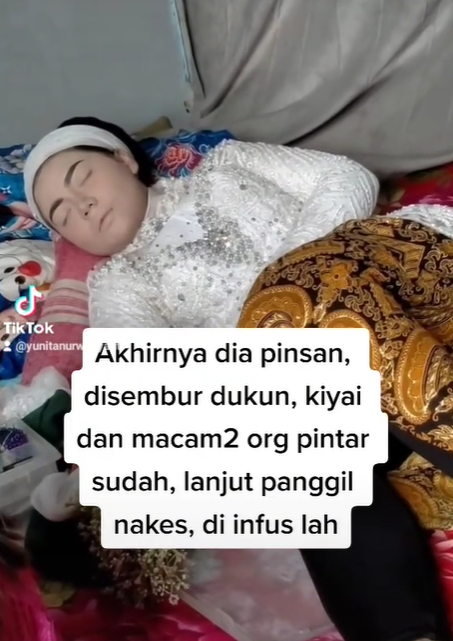 Pengantin Pingsan Akibat Kesurupan Pengantin Pingsan Akibat Kesurupan