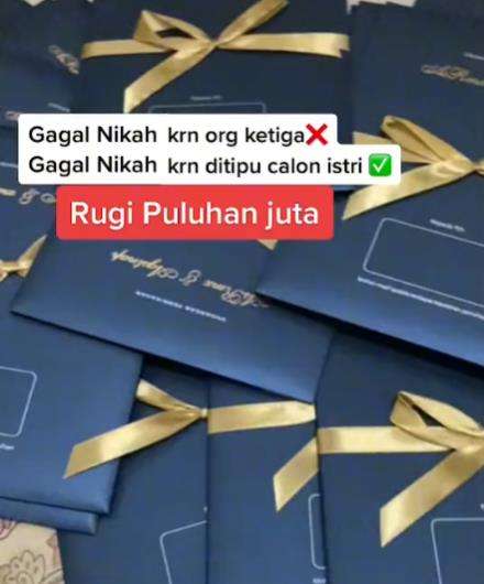 Miris, pria gagal nikah karena ditipu calon istri.