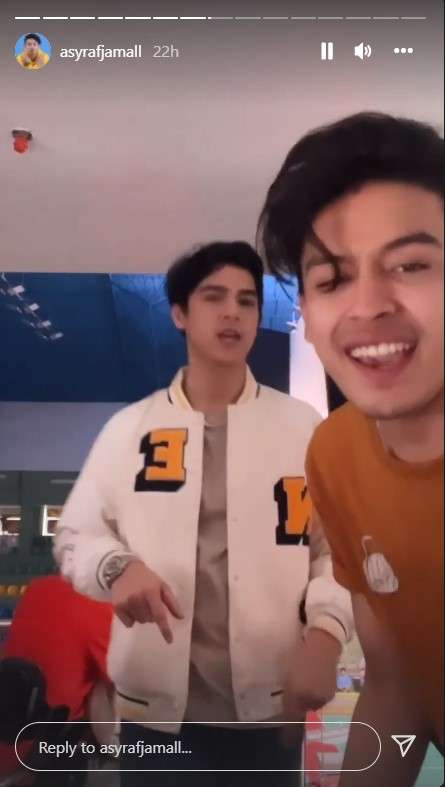 Al Ghazali asyik joget bareng Atap