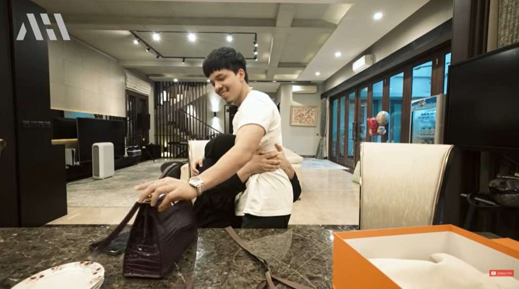 Aurel bahagia mendapatkan tas impian dari Atta Halilintar
