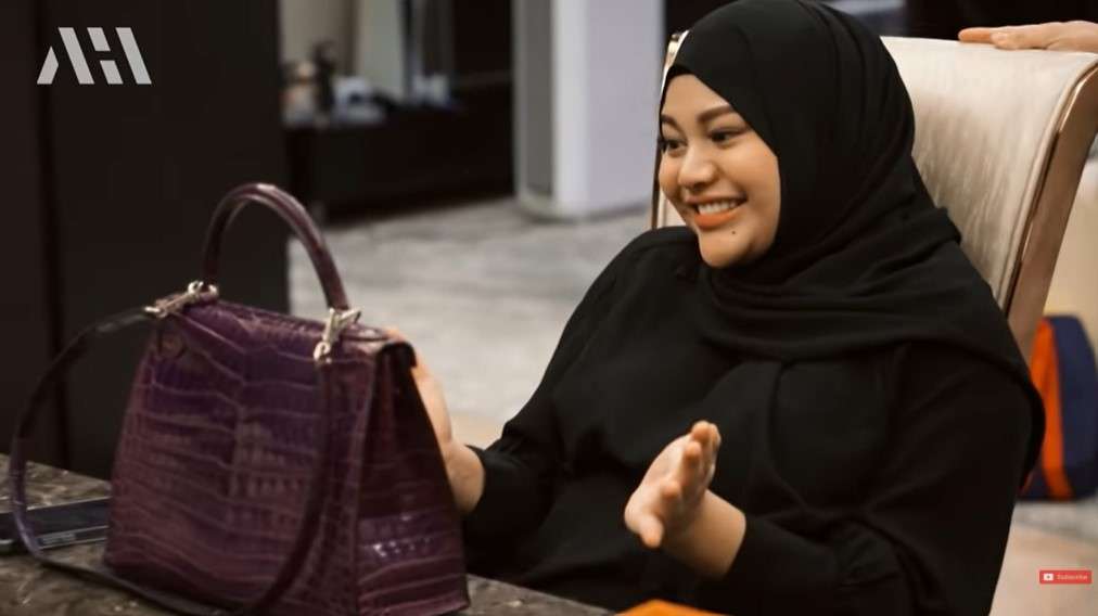 Aurel bahagia mendapatkan tas impian dari Atta Halilintar