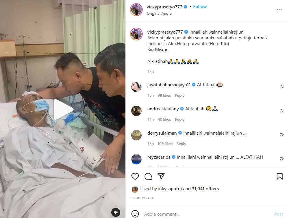 Unggahan Vicky Prasetyo