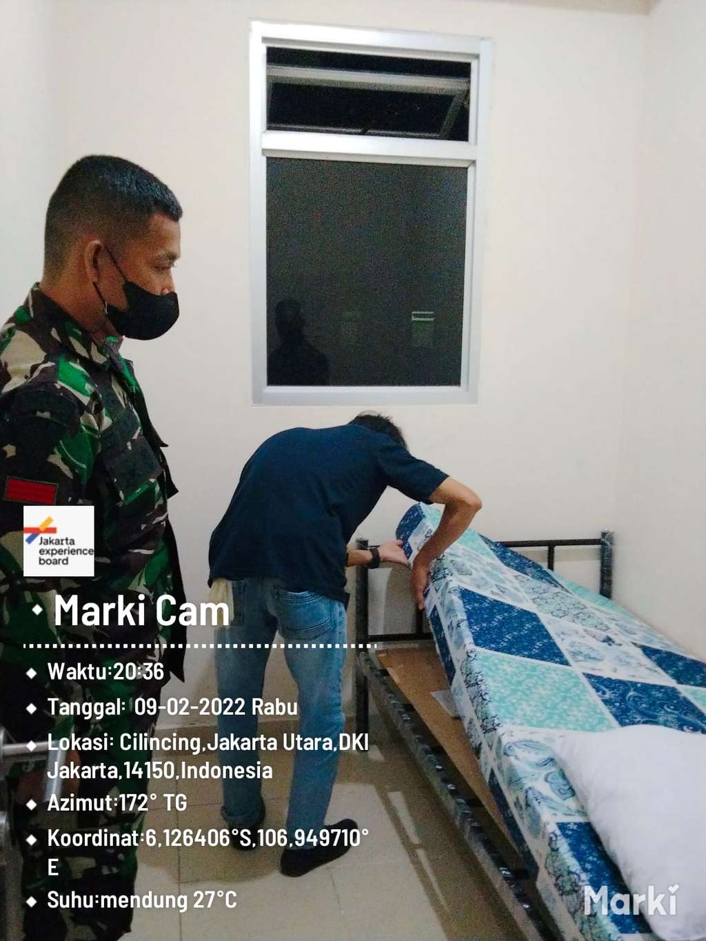 Ikbal saat rekonstruksi kejadian Ikbal saat rekonstruksi kejadian