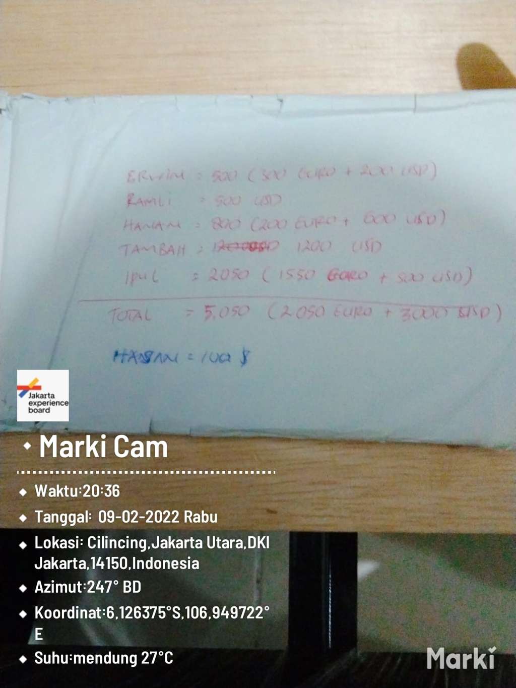 Amplop yang ditemukan Ikbal Amplop yang ditemukan Ikbal