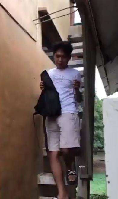 Tangga unik bikin merinding yang melihatnya.